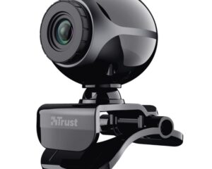 Trust Exis Webcam Black/Silver 17003 | Full HD e Microfone