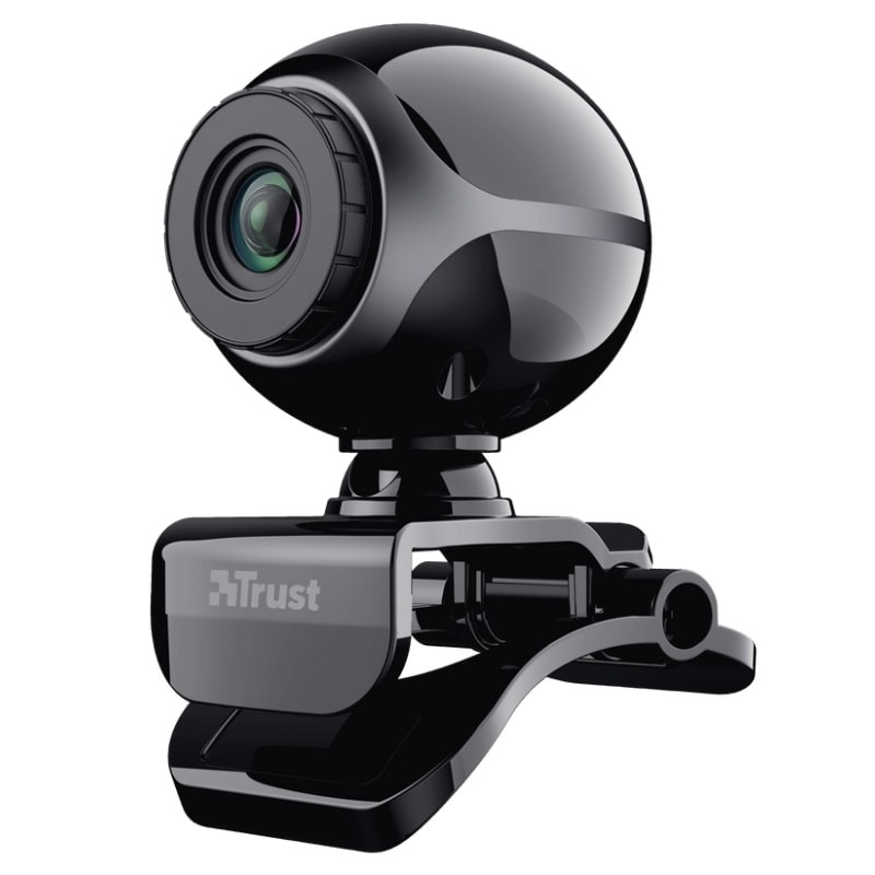 Trust Exis Webcam Black/Silver 17003 | Full HD e Microfone