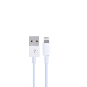 Cabo Lightning para iPhone 100cm branco – carregamento rápido e transferência de dados, versão bulk